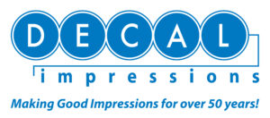 DecalImpressions Tagline Blue Logo